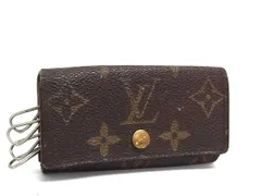 LOUIS VUITTON ルイヴィトン M62631 モノグラム ミュルティクレ4 4連 キーケース 鍵入れ レディース メンズ ブラウン系 DJ0714