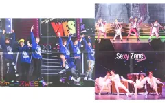 【中古】ポスター 両面ジャンボピンナップポスター(四つ折) ジャニーズWEST(WEST.)/Sexy Zone Myojo 2020年8月号付録