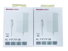 新品未使用【ドコモ純正】高速充電 ACアダプタ08 2個セット USB Type-C ...