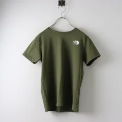 美品 キッズ 女性可 ノースフェイス THE NORTH FACE NTJ32029 HISTORICAL LOGO TEE 150 カーキ/Tシャツ【2400014393132】