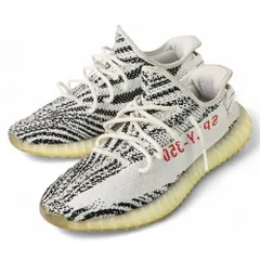 良品 adidas アディダス YEEZY Boost 350 V2 Zebra スニーカー CP9654 サイズUS10 28cm ホワイト メンズ 古着 中古 USED