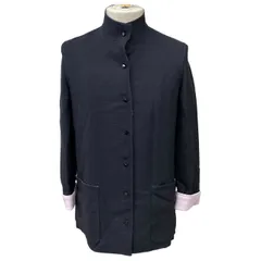 ジャンフランコフェレ ジャケット アウター 上着 スタンドカラー ハイネック 立ち襟 ブラック ピンク GIANFRANCO FERRE [サイズ 40] 正規品 安心品質 レディース ブランドアウター 高級感 秋冬コーデ エレガント