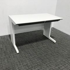 平デスク iS 引出し付 オフィスデスク コクヨ ホワイト
