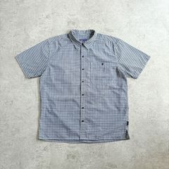 2014年製 patagonia Puckerware Short sleeve Shirt  【 blue check 】 パタゴニア パッカーウェアシャツ 半袖  サッカー生地 【 ブルー チェック 】