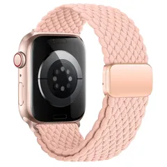 コンパチブル Apple Watch バンド 40mm 41mm 38mm 42mm 44mm 45mm 49mm レディースメンズ、コンパチブル アップルウォッチ バンド Ultra2/Ultra se se2 9 8 7 6 5 4 3対応、編み込み ナイ