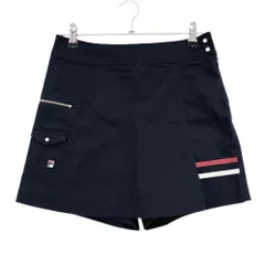 【美品】フィラ キュロットスカート ネイビー カーゴスカート  レディース 61 ゴルフウェア FILA GOLF