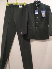 【新品】男子　制服　学生服　155サイズ　155A　カンコー　　上下セット　 学ラン　詰め襟　詰襟