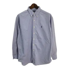 RALPH LAUREN ラルフローレン BLAKE ボタンダウン 長袖シャツ チェック (メンズ L) 中古 古着 S6024