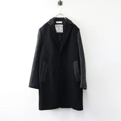 ハリスツイード 別注 ユナイテッドアローズ コラボ  ウール  チェスターコート ハリスツイード 別注 ユナイテッドアローズ コラボ ウール