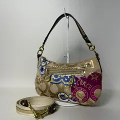 2506-294｜美品｜コーチ オプアート ポピー 2WAY ショルダーバッグ