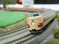 *もけいや松原* カトー 10-1868&28-184 ３８１系１００番台くろしお 基本６両セット まほろば・しなのヘッドマーク交換済み特製品