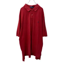 Polo Ralph Lauren 半袖 ポロシャツ 3XLT レッド ポロラルフローレン ビッグサイズ ポニーロゴ 鹿子 古着卸 アメリカ仕入 a704-5636