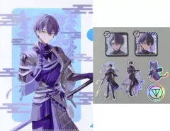 【中古】グッズセット 剣持刀也 クリアファイル＆ステッカーセット 「バーチャルYouTuber にじさんじ TOGABITO 7th Anniv.」