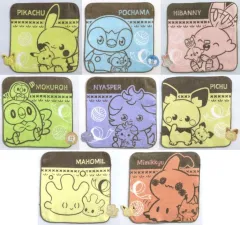 【中古】タオル・手ぬぐい 全8種セット ボタンアップリケ付きハンドタオル 「一番くじ ポケピース ～“PEACE”なおさいほうのひととき～」 G賞