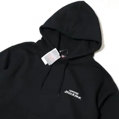 ★ディッキーズ GENUINE DICKIES 新品 メンズ カジュアル 裏起毛 スウェット プルオーバー パーカー 黒 [44780571-49-3L] 一 三 零★QWER