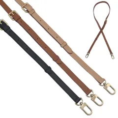 ライトブラウン1.5ｃｍ (SOWAKA) ショルダーバッグ ベルト バッグ 鞄 付け替え ショルダー ストラップ ＰＵレザー レザー 革ひも 幅1.2㎝ / 1.5㎝ / 1.8㎝ (ライトブラウン1.5ｃｍ)