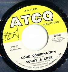 米7” Sonny & Cher Good Combination / You And Me 456541 ATCO Records /00080