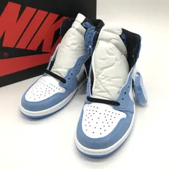 Nike スニーカー Air Jordan 1 High OG University Blue 555088-134 箱付き タグ付き エアジョーダン1 ハイ OG 28cm  ナイキ 靴 B13073◆