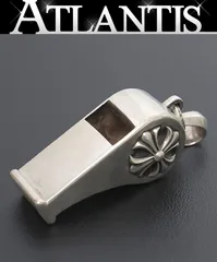 シルバー925 ペンダントトップ　ホイッスル　笛　クロス　プラス　クロム　2-2 楽天市場】【CHROME HEARTS クロムハーツ】WHISTLE Pendant W