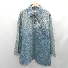 ◇ ⊂ ZARA ザラ ハーフジップ 長袖 シャツ サイズ24 ブルー系 レディース E  【1502030012521】