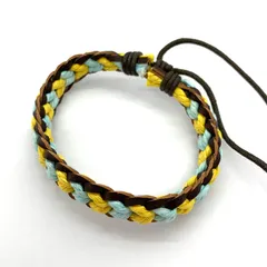 ブレスレット 編み込みブレスレット バングル メンズ レディース ①