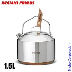 【新品】 イワタニプリムス キャンプファイアケトル1.5L SS P-C743810 アウトドア キャンプ 1.5L ケトル ステンレス シンプルのサムネイル