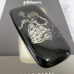 カエル ドクロ デザイン プルームエックス アドバンスド フロントパネル ブラック 黒 Ploom X ADVANCED 蛙 髑髏 新品 未使用 送料無料 オリジナル カスタム