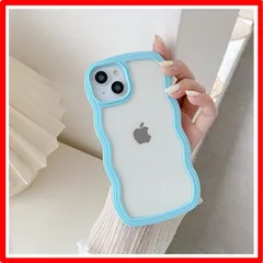 【匿名配送】 iPhone 12/iPhone 12 Pro_ブルー QLTYPRI iPhone 12ケース iPhone 12 Proケース クリア TPU