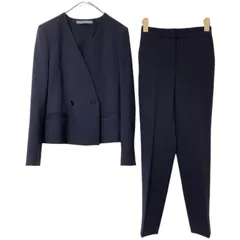 極美品 セオリー セットアップ スーツ ストライプ 現行 ネイビー