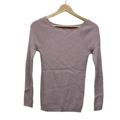 ESTNATION(エストネーション) 長袖セーター サイズ38 M レディース - ライトピンク クルーネック