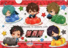 【中古】クリアファイル C.流星隊/紅月 A4クリアファイル 「あんさんぶるスターズ!×animatecafe 第2弾」 アニメイトカフェ限定