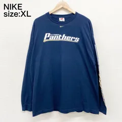 【90s nike】ピッツバーグ　パンサーズ　バスケ　ゲームシャツ　ロンT 古着 古着 Nike 90s ゲームシャツ バスケ 襟付き 1 - メルカリ
