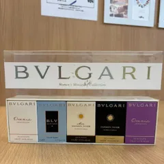 ぐ*ん様 【良品】BVLGARI travel collection 香水セット 新品 BVLGARI ブルガリ トラベルコレクション ミニ香水 5本セット