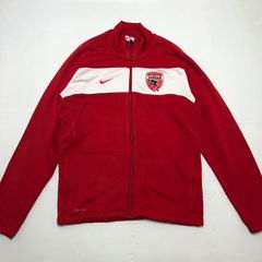 NIKE VARDAR ナイキ DRI-FIT トラックジャケット ジャージ サッカークラブ チームジャケット フロントワッペン サッカー バックプリント インドネシア メンズ レッド