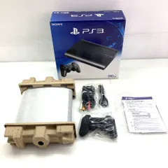 05w14193 【超美品 PS3】PlayStation3 本体 箱あり CECH-4300C 500GB チャコール・ブラック ＊動作確認/初期化済み＊  ◎中古品◎