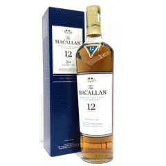 ▼The MACALLAN マッカラン 12年 ダブルカスク 700ml 40％ シングルモルト スコッチ ウイスキー 箱付 古酒▼L000816