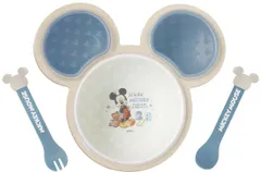 【新着商品】ミッキーマウス 片手で持てる離乳食パレット 日本製 26×5.5×18cm 錦化成 B×BE
