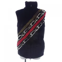 大人気❣　FENDI フェンディ　ベスト ナイロンブラックメッシュ　サイズM~L FENDI フェンディ ベスト ナイロン ブラック メッシュ サイズM~L