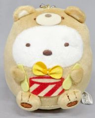 [중고] 열쇠 고리 북극곰 볼 체인이있는 봉제 장난감 [영화 스미코 구라시 츠기하기 공장의 신비한 코]