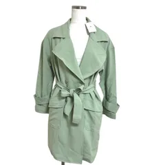 URBAN RESEARCH アーバンリサーチ レディース スプリングコート トレンチコート ダブルボタン ミドルコート 春色 ライトグリーン グリーン 緑 Fサイズ 軽量 上品 きれいめ おしゃれ 高級感 人気 ブランド  エレガント 通勤 