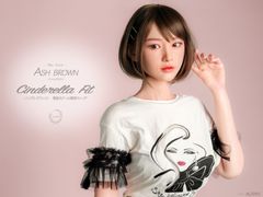 限定色　アッシュブラウン　CUTEMORE  シンデレラフィット　ワンカールボブ　Mサイズ　等身大ドール専用ウィッグ