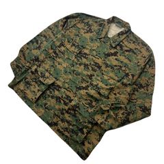 シンガポール軍 デジカモ ピクセルカモ ミリタリージャケット 古着 