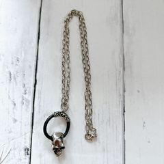 シルバー ネックレス リング メンズ スカル 髑髏 バラ売り⭕️ - メルカリ