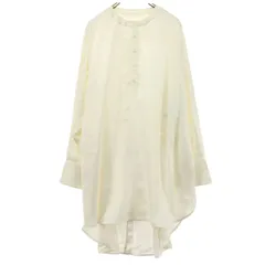 美品 SENSE OF PLACE センスオブプレイス 長袖 プルオーバー シャツ ホワイト レディース 古着