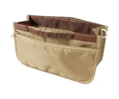 【値引きクーポン有】便利が詰まった12ポケットバッグイン ベージュ コジット バッグインバッグ かばん カバン 鞄 トートバッグ 整理 小物整理 整理整頓 ポケット 小物入れ おむつ入れ 収納  スッキリ 大容量 新生活