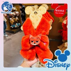 S2 10～15営業日発送 ディズニー ズートピア ニック マフラー ふわふわ ぬいぐるみ ティペット 上海ディズニーランド 海外限定 wdw ニック ジュディ フラッシュ ボゴ  ベンジャミン・クロウハウザー  フィニック レミング アイスキャンディー ヤク