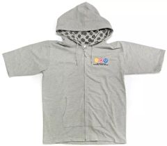 [중고] 의류 시마무라 우즈키 맨즈 신게키 Zip 파커 그레이 LL 사이즈 [아이돌 마스터 신데렐라 걸즈 극장 × 시마무라 제 2 탄]