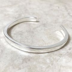サークル ドロップ シルバー925 バングル ブレスレット シルバー