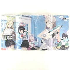 キャラバン ブルーアーカイブ -Blue Archive- 描き下ろしプレイマット 四つ折り跡あり