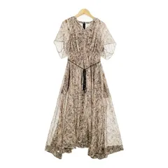 WEB限定カラー有 セルフォード 36 バリエプリントAラインワンピース